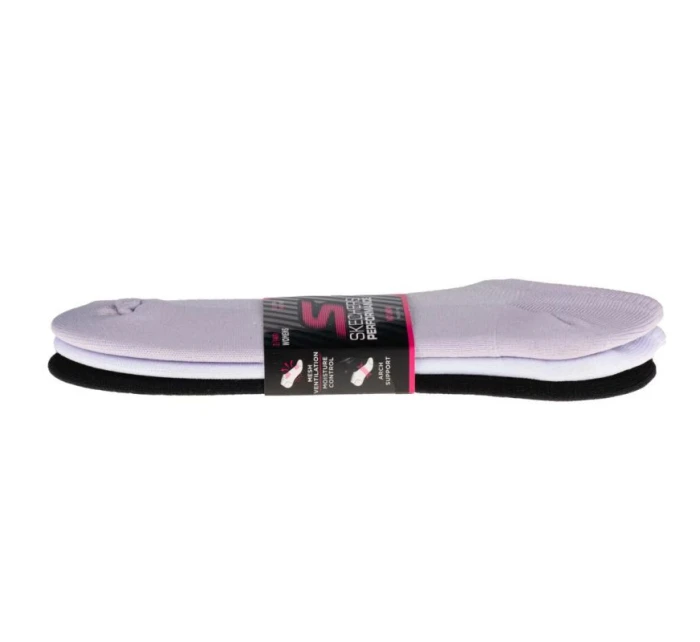 3ks dámských ponožek Super Stretch model 21837866 Multicolour 3640 - Skechers