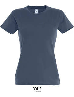 SOL'S Imperial Women Dámské tričko z těžké bavlny 25.1502 denim