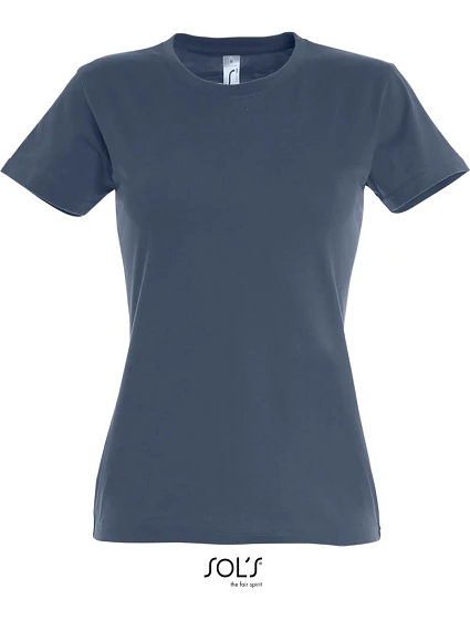 SOL'S Imperial Women Dámské tričko z těžké bavlny 25.1502 denim SOL'S Imperial Women Dámské tričko z těžké bavlny 25.1502 denim