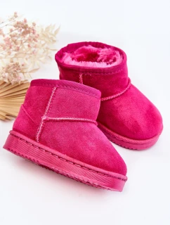 Dětské zateplené sněhové botky Fuksja Gooby