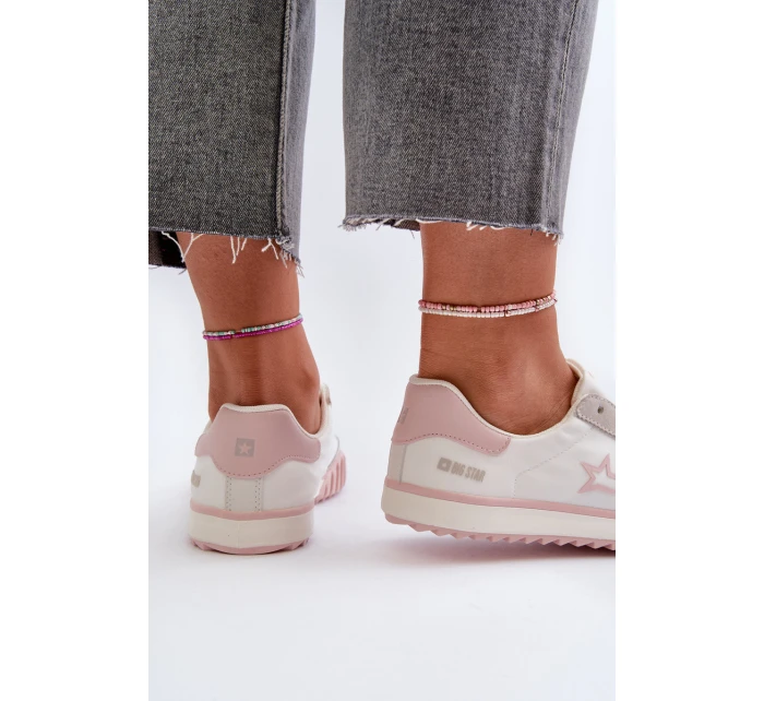 Nízké dámské tenisky Big Star NN274868 růžové Nízké dámské tenisky Big Star NN274868 růžové