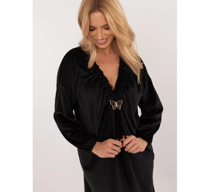 Šaty DHJ SK 19890.86P černé Šaty DHJ SK 19890.86P černé