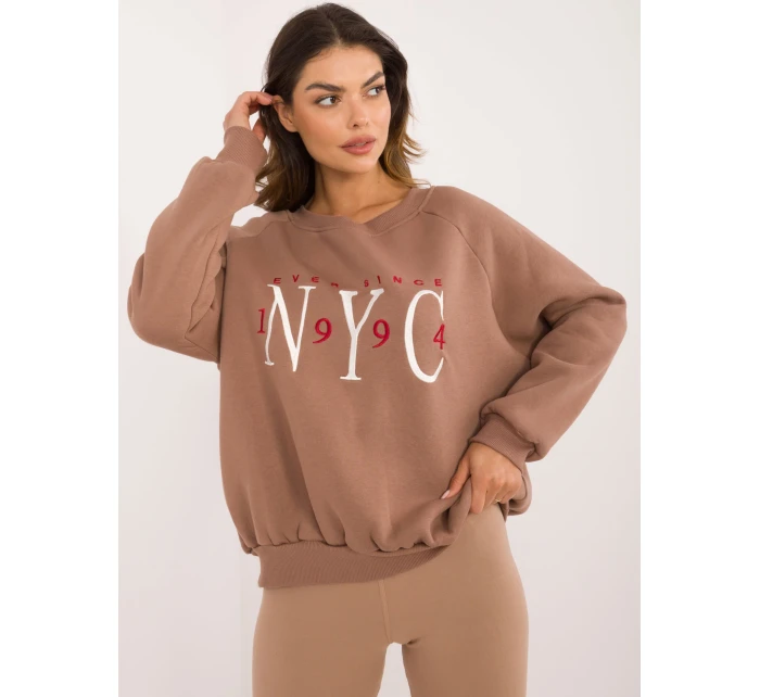 Bluza EM BL model 20493480 brązowy - FPrice Bluza EM BL model 20493480 brązowy - FPrice