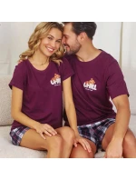 Pánské pyžamo model 21044194 wine - Doctornap