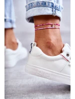 Dámské tenisky Kožené Big Star KK274005 Bílé Dámské tenisky Kožené Big Star KK274005 Bílé