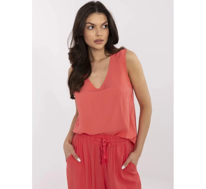 Halenka D73761M11218A korálová Halenka D73761M11218A korálová