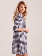 Šaty EN SK 4335.08 černá a bílá