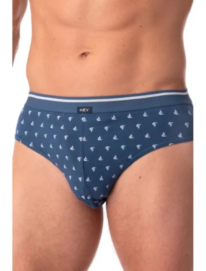 Pánské slipy 2Pack MPP 846 Tmavě modrá mix - Key