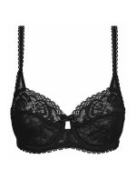 Dámská krajková podprsenka s kosticí PLAYTEX UNDERWIRE BALCONETTE BRA - DIM - černá