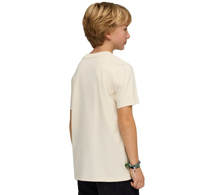 Dětské tričko Puma ESS Small No.1 Logo Centered Tee beige 692975 87 Dětské tričko Puma ESS Small No.1 Logo Centered Tee beige 692975 87