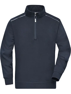 JN Pracovní mikina s 1/4 zipem Solid 02.0 navy model 22493558 - Daiber