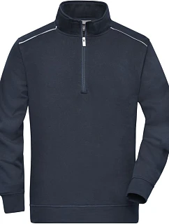 JN Pracovní mikina s 1/4 zipem Solid 02.0 navy model 22493558 - Daiber