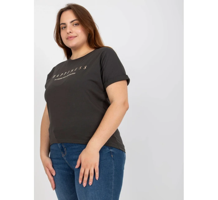 Tričko RV TS 7776.02P tmavá khaki