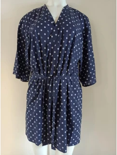 Dámské plážové Pareo4 D80GR7 tmavě modro-bílé - Self