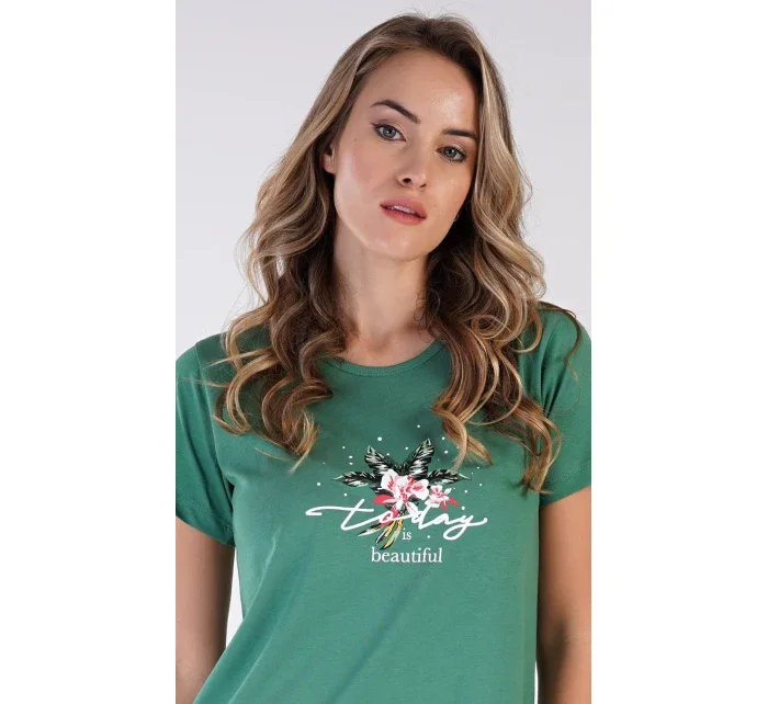 Dámská noční košile s krátkým rukávem Beautiful