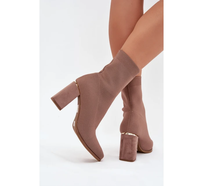 Boty na podpatku  model 217512 Step in style