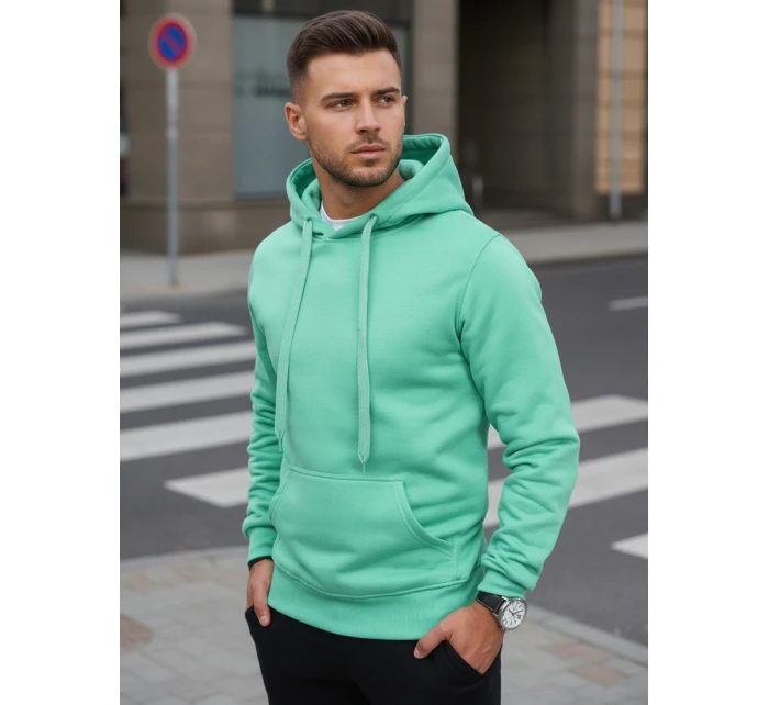 FashionStreet pánská mátová a černá tepláková souprava AX0642 FashionStreet pánská mátová a černá tepláková souprava AX0642