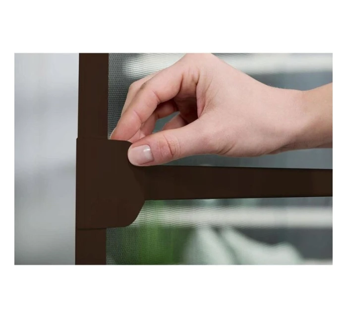 MOSKYTIÉRA NA DVEŘE ALU 100X215 HNĚDÁ BASIC PLUS MOSKYTIÉRA NA DVEŘE ALU 100X215 HNĚDÁ BASIC PLUS