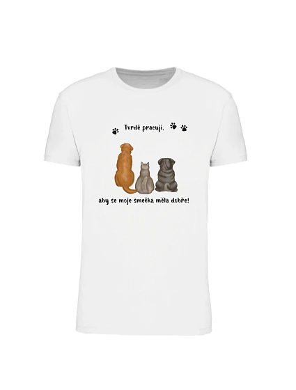 Personalizované dámské tričko s ilustrací zvířátek Personalizované dámské tričko s ilustrací zvířátek