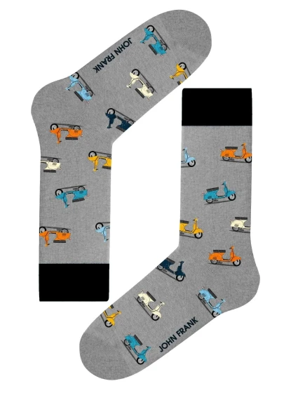 Pánské ponožky John Frank JFLSFUN157 Pánské ponožky John Frank JFLSFUN157