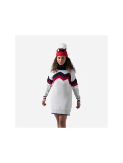 Rossignol W Mountain Knit Sweater Dress šedá