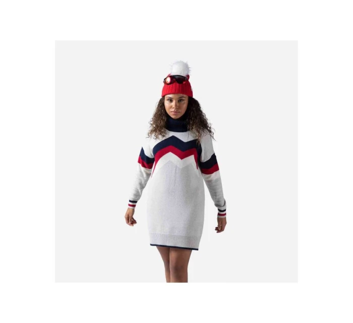 Rossignol W Mountain Knit Sweater Dress šedá Rossignol W Mountain Knit Sweater Dress šedá