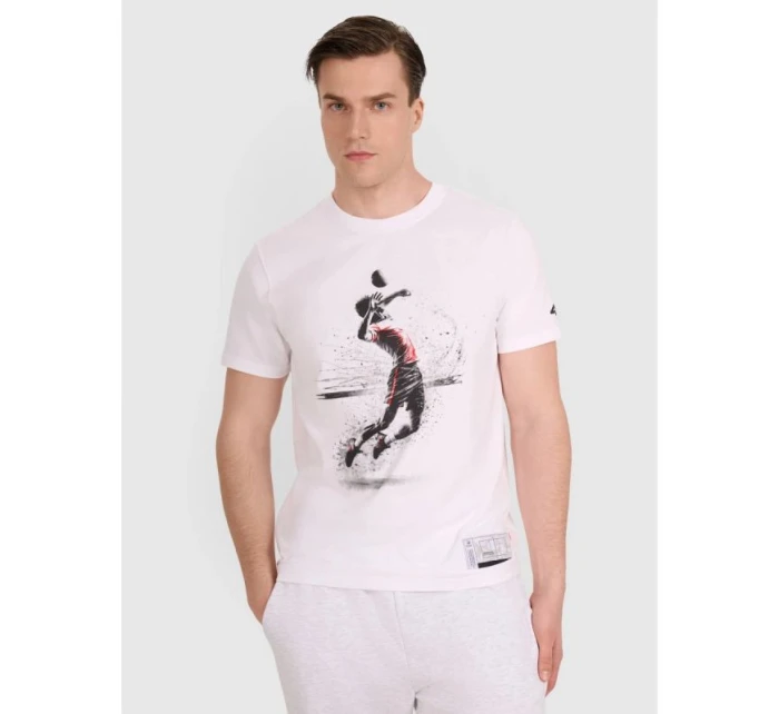 Pánské volejbalové tričko s potiskem model 21756928 - 4F Pánské volejbalové tričko s potiskem model 21756928 - 4F