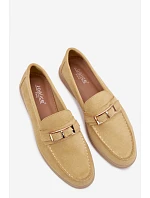 Dámské mokasíny Žluté s přezkou Belinae Dámské mokasíny Žluté s přezkou Belinae