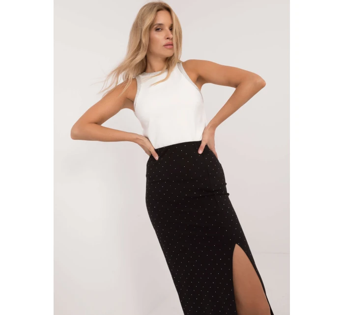 Sukně MI SD 25999.73 černá a stříbrná Sukně MI SD 25999.73 černá a stříbrná