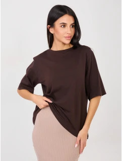 T shirt RV TS model 21888944 ciemny brązowy - FPrice