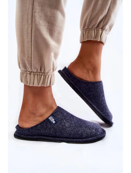 Klasické dámské pantofle Big Star KK276013 Námořnická modrá Klasické dámské pantofle Big Star KK276013 Námořnická modrá