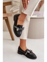 Dámské Mokasíny S Mašlí S.Barski Černé Dámské Mokasíny S Mašlí S.Barski Černé