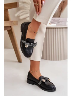 Dámské Mokasíny S Mašlí S.Barski Černé