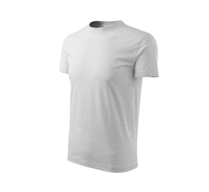 Basic tričko dětské světle šedý melír