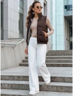 Dámská prošívaná vesta URBANELLE hnědá FashionStreet TY4970