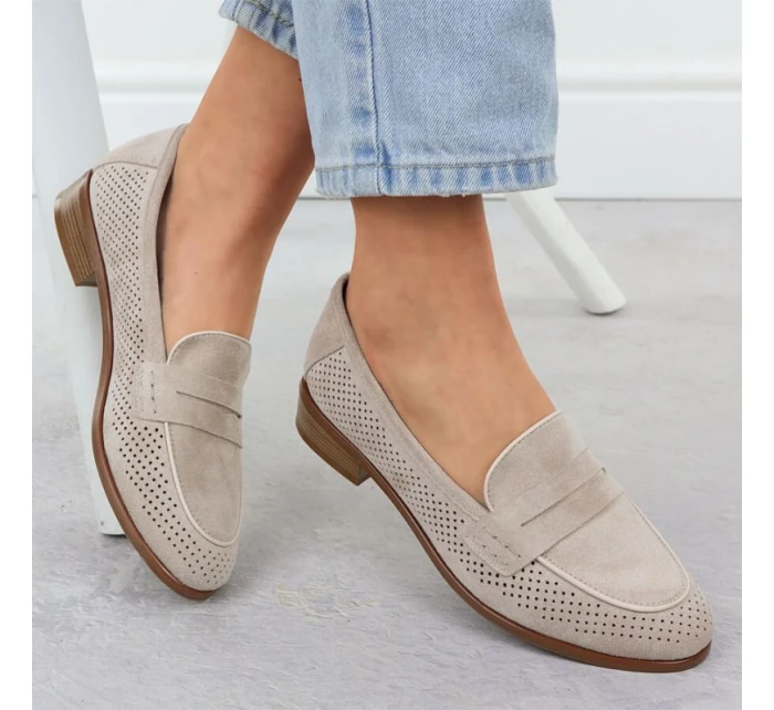 Semišové lordské polobotky Potocki W SZ12585 WOL291B