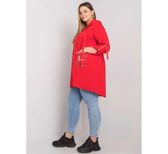 Mikina RV BL 6795.84 červená Mikina RV BL 6795.84 červená