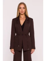 Blejzr se v pase hnědý model 21295960 - Moe Blejzr se v pase hnědý model 21295960 - Moe