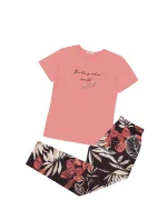 Dámské pyžamo 160/089 Oranžová vzor - Karol