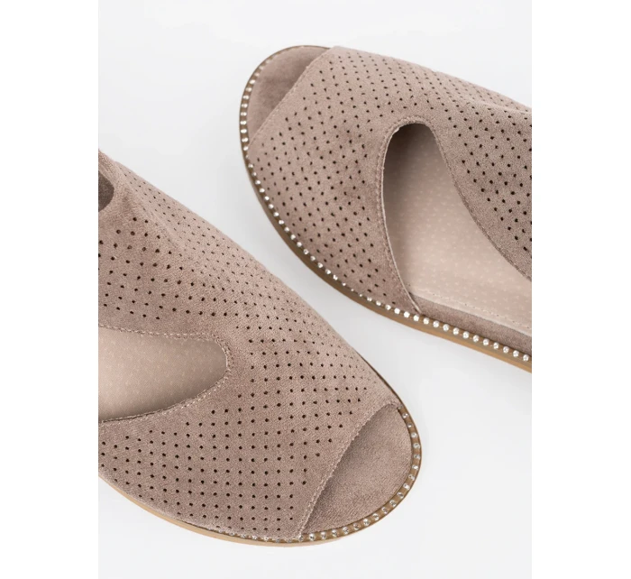 Praktické sandály model 21144075 dámské na plochém podpatku - GOODIN