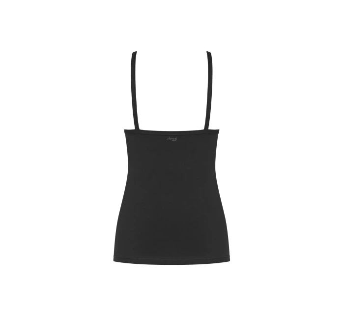 sloggi EVER Ease Spaghetti Shirt - BLACK - SLOGGI BLACK - SLOGGI