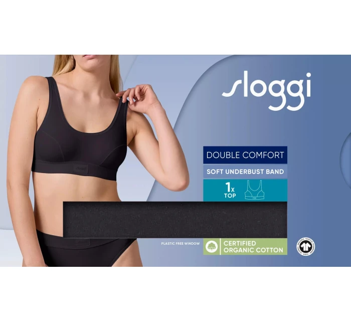 sloggi Double Comfort T Top - BLACK - SLOGGI BLACK - SLOGGI
