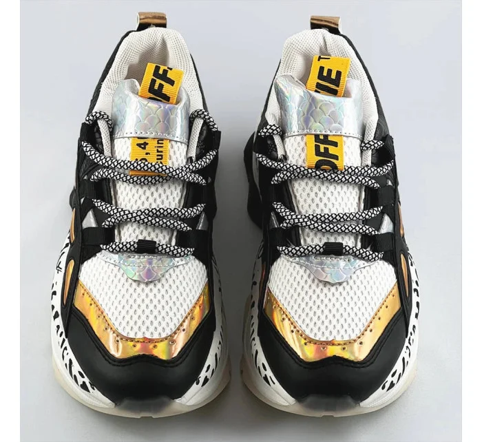 Černé dámské sneakersy s panteřím vzorem (BX1827-SP) Černé dámské sneakersy s panteřím vzorem (BX1827-SP)