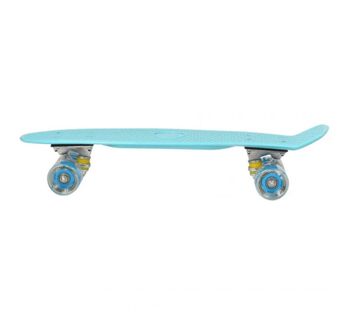 Plastový skateboard 22" Led Enero modrý 1007366 Plastový skateboard 22" Led Enero modrý 1007366