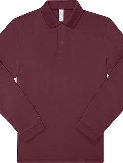 B&C My Polo 180 LSL Piqué polo s dlouhým rukávem model 22484455 burgundy