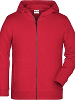 Daiber 8026K Dětská mikina s kapucí 02.826K red