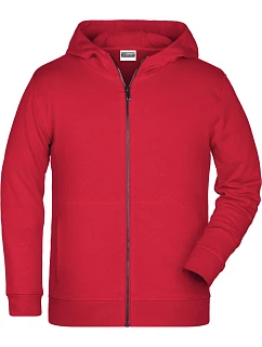 Daiber 8026K Dětská mikina s kapucí 02.826K red