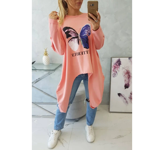 Meruňková halenka s potiskem