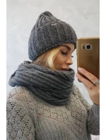 Dámská silná žebrovaná souprava P100 graphite