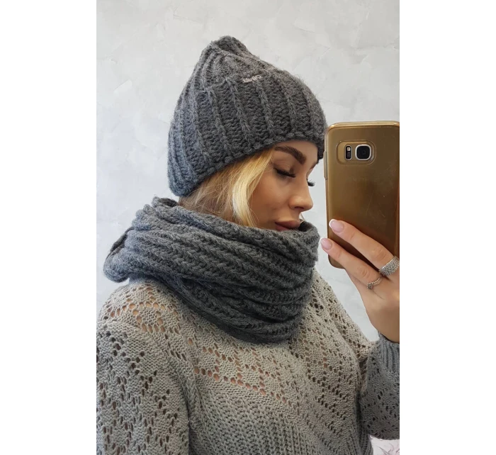 Dámská silná žebrovaná souprava P100 graphite